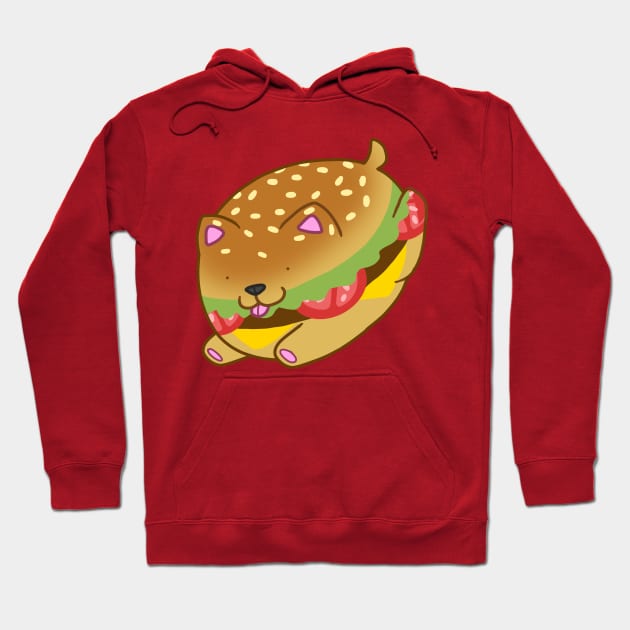 Cheeseburger Dogloaf Hoodie by cometkins